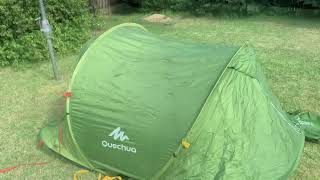 Quechua 2 second tent review [upl. by Arannahs78]