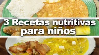 3 Recetas nutritivas para niños  Sabores del Perú [upl. by Hausner859]