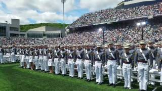 2017 West Point Graduation Oath to Hat Toss [upl. by Greenlee754]