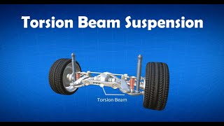 Car Suspension Torsion Beam Rear Suspension  Trailing Arm Suspension Explained 2022 [upl. by Daigle]