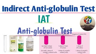 Indirect Antiglobulin Test in hindi ll Coombs Test ll Antiglobulin Test [upl. by Naitsirhk497]