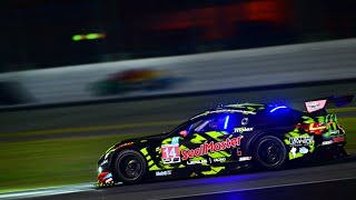 2024 Rolex 24 at Daytona 14 Vasser Sullivan Lexus RCF GT3 Onboard Night until retirement [upl. by Nyrroc]