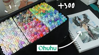 ¿Qué tan buenos son los OHUHU MARKERS  Haul  review [upl. by Doughman659]