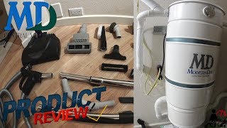 The perfect vacuum cleaner MD Central Vacuum With EBK360 amp Hide a Hose Review [upl. by Feld]