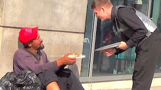 This Waiter Serves Dinners To Homeless People [upl. by Hedvige]