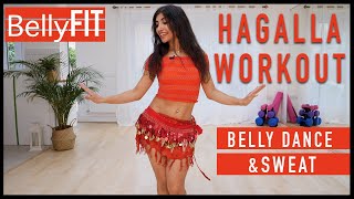 Belly Dance  Full body Workout  Hagalla Style [upl. by Clarkin]