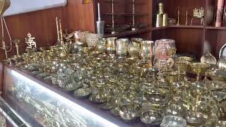 Moradabad Station Hamare Prime Minister Modi Ji ne inko shop free mein di hain Brass Handicrafts [upl. by Elaina62]