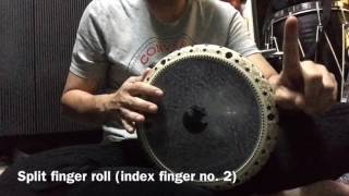 How to do Turkish split finger roll  Beginners 1 [upl. by Euv390]