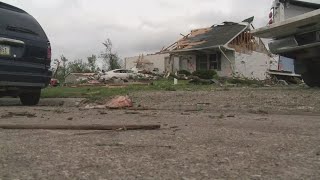 Surveying the wreckage from Tuesdays deadly tornado in Greenfield Iowa [upl. by Gonzalo]