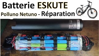 Réparer une batterie de vélo ESKUTE  Polluno  Netuno [upl. by Karr465]