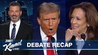 Jimmy Kimmel Breaks Down the Presidential Debate Between Donald Trump amp Kamala Harris [upl. by Spiers310]