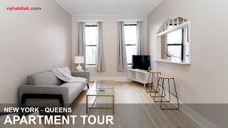 Queens New York  Furnished 2Bedroom Apartment Video Tour [upl. by Meuse]