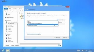 Netzwerkfreigaben unter Windows 8 einrichten  deutsch  german [upl. by Placeeda887]
