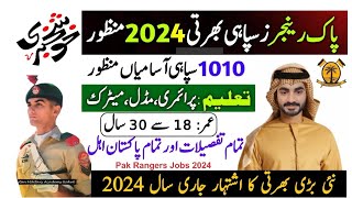 Sindh Rangers Jobs 2024  Latest Pakistan Rangers Sindh Upcoming Jobs 2024  Rangers Upcoming Jobs [upl. by Lynnette]