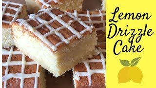 Easy Lemon Drizzle cake recipe  bake with me [upl. by Gage]