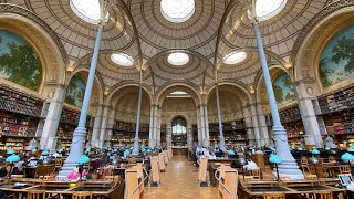 Bibliothèque nationale de France site Richelieu Salle Labrouste Paris [upl. by Yi]