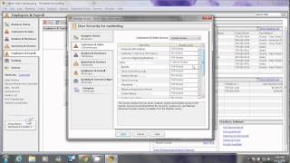 Peachtree Accounting 2012 Part 2 Setup security amp user permission Selected Access [upl. by Lebna]