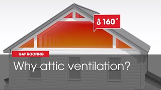 How to Ventilate an Attic  How Attic Ventilation Works  GAF Roofing [upl. by Keli704]