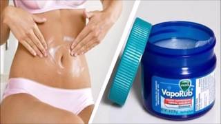 Cómo Utilizar El Vicks VapoRub Para Deshacerse De La Grasa Del Vientre Y Quemar Grasa Mientra Duerme [upl. by Ajak]