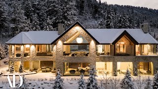 Inside A 75000000 Aspen Ski Mansion  On The Market  Architectural Digest [upl. by Ashling]