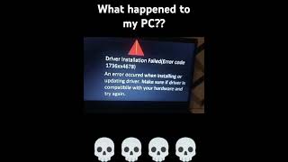 WHATS HAPPENED TO MY PC win10 virus windows10 win11 error windows10error [upl. by Artek]