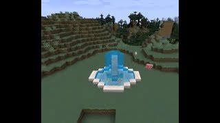 funktionierenden Springbrunnen in Minecraft bauen ohne Mod Tutorial [upl. by Assirehs]