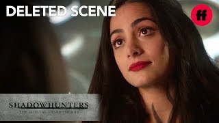 Shadowhunters Season 3 Deleted Scene  Izzy Defends Alec  Freeform [upl. by Cirnek]