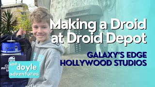 25 Building a Droid at Droid Depot Galaxys Edge [upl. by Alejandro]