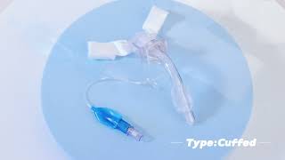 Disposable Sterile Medical Grade PVC Tracheostomy Tube with Uncuffed [upl. by Nnairac]