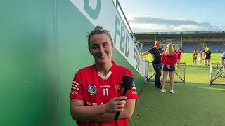 Cork Intermediate Camogie Captain Lauren Homan Scores 17 As Cork Advance To All Ireland Final [upl. by Hardigg878]