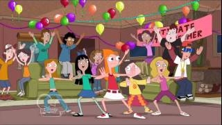 Phineas és Ferb  Candace party HD magyar változat [upl. by Yadroc394]