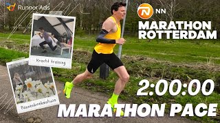 Laatste Mega Training 20000 rond Marathon Tempo voor de Rotterdam Marathon 🏃🏼‍♂️🔥 [upl. by Tania984]