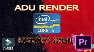 Tes Intel i57500 VS i56500  ADU RENDER Ram 4GB VS RAM 16GB [upl. by Botsford342]