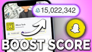 How to Boost Snapchat Score FAST 2024  Snapchat Score Hack  EASIEST METHOD [upl. by Lleihsad850]