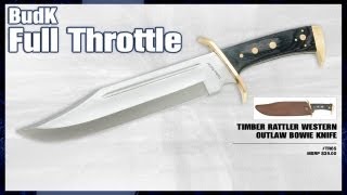 Timber Rattler Western Outlaw Bowie Knife [upl. by Haelhsa]