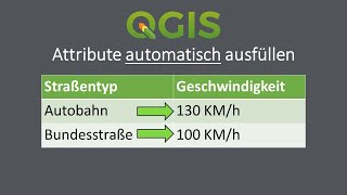 QGIS 328  Attribute Automatisch anhand der Werte anderer Attribute ausfüllen [upl. by Steffy463]