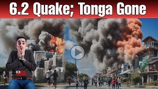 Tonga earthquake today  Thousands of building were damage earthquakes 2024 [upl. by Far]