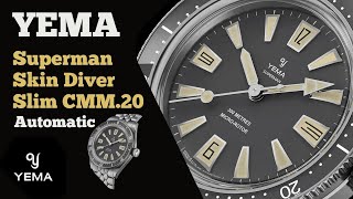 Yema Superman Skin Diver Slim CMM20 Automatic [upl. by Kessel]