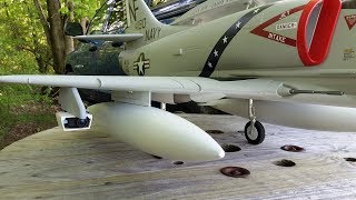 Freewing A4 Skyhawk inflight video 52018 [upl. by Airdnaid630]