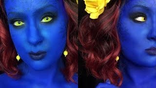 XMEN Mystique  Halloween Makeup Tutorial [upl. by Audry445]