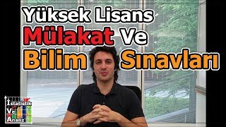 Yüksek Lisans Mülakat Soruları  Mülakatlar Öncesi Bilmeniz Gerekenler  Bilim Sınavı [upl. by Arlana]