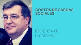 Costos de cargas sociales  Unidad 4 [upl. by Ollopa]