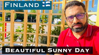 Beautiful Sunny Day in Finland 🇫🇮 summer europe travel walkthrough viral [upl. by Coltin314]