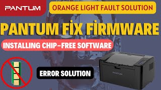 pantum Fix firmware chipless use firmware [upl. by Dahcir]