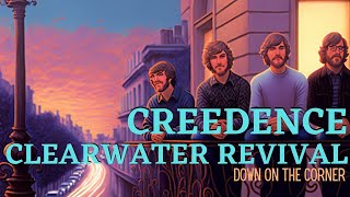 Down on the Corner  Creedence Clearwater Revival 1969 Lyrics [upl. by Atterol]