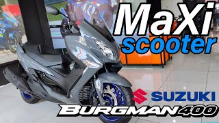 New Suzuki Burgman 400 Specs Features Price Installment DP Monthly Alamin mo haydols [upl. by Ahsyen]