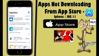 Apps Not Downloading from APPSTORE On IPHONE  6 Methods To Fix In IOS11 [upl. by Ettenim]