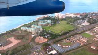 Landing at West Maui Kapalua Airport JHM view from the air [upl. by Dijam959]