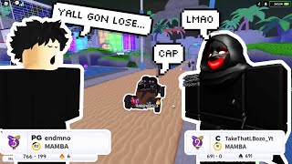 I Clutched A 2v1 Against TWO MAMBAS on Hoopz  ROBLOX HOOPZ  Its MK yt [upl. by Dadirac]