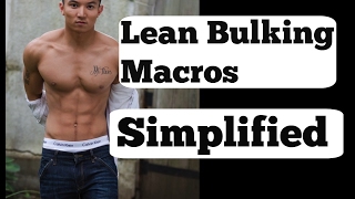 How to Calculate Macros for Lean Bulking [upl. by Dunn]